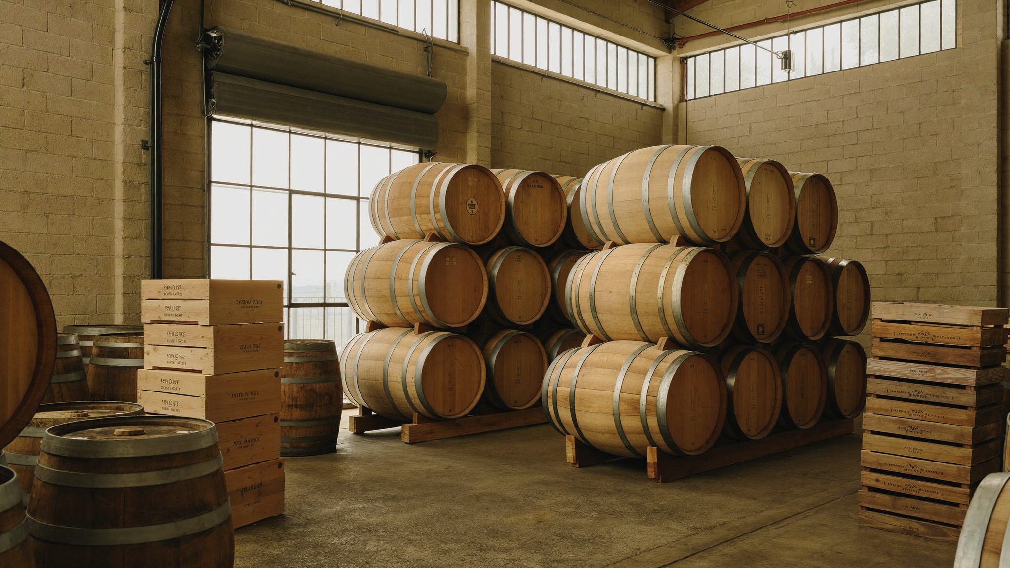 Wine export warehouse in Paarl, Western Cape